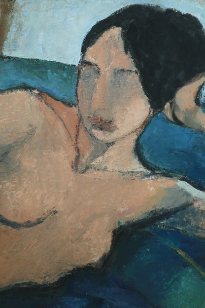 Original Painting by Sandra Orlovsky - Reclining Nude Artwork