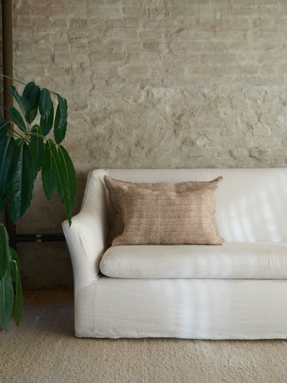 Otono Jaspeado Blanca Camel Pillow - Light Texture Pillows