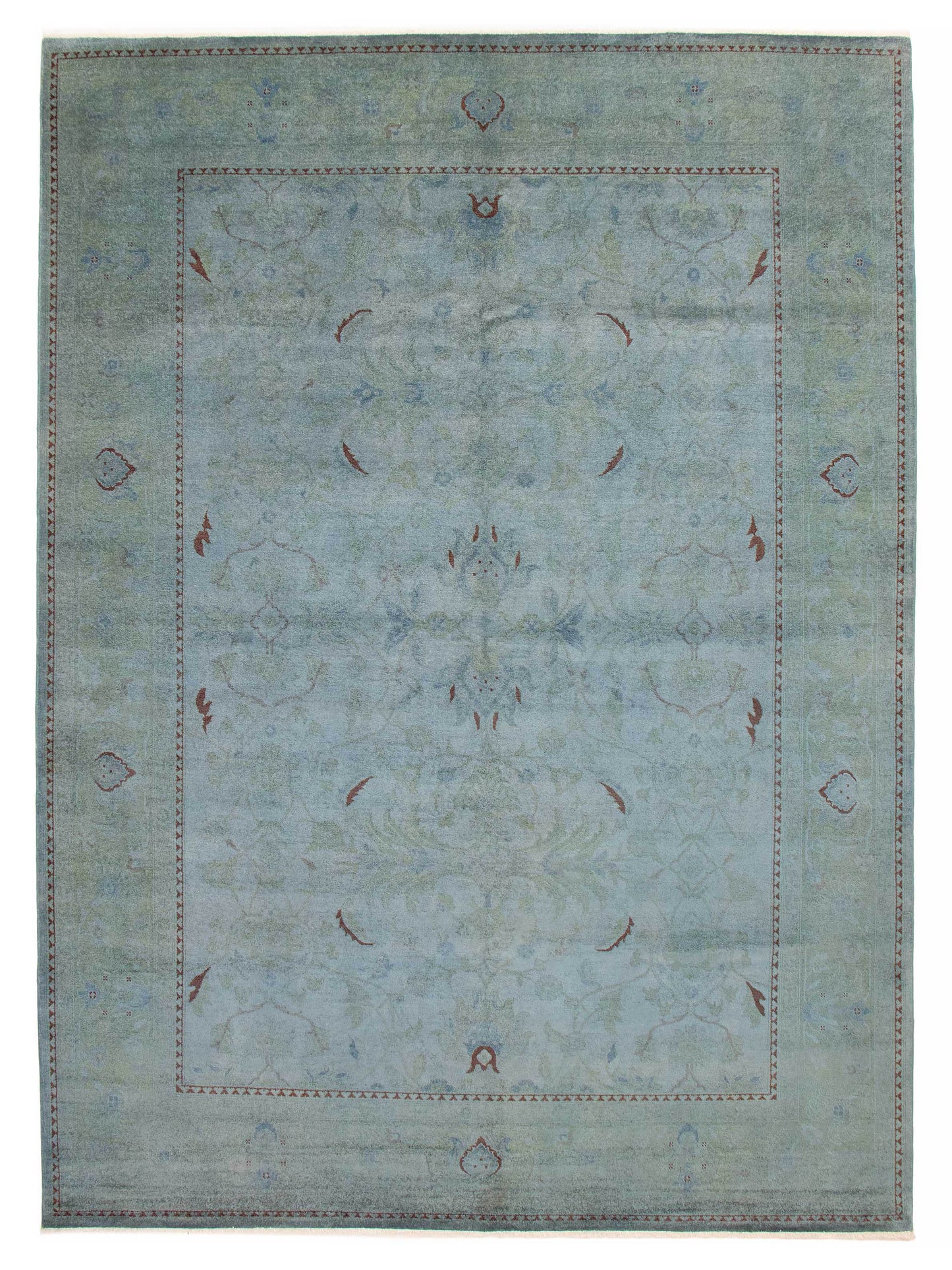 Overdyed Rug in Celeste Rugs