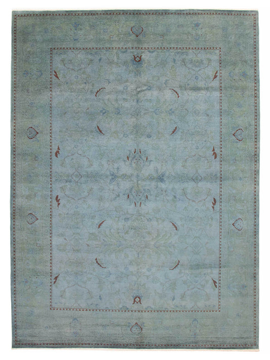 Overdyed Rug in Celeste Rugs