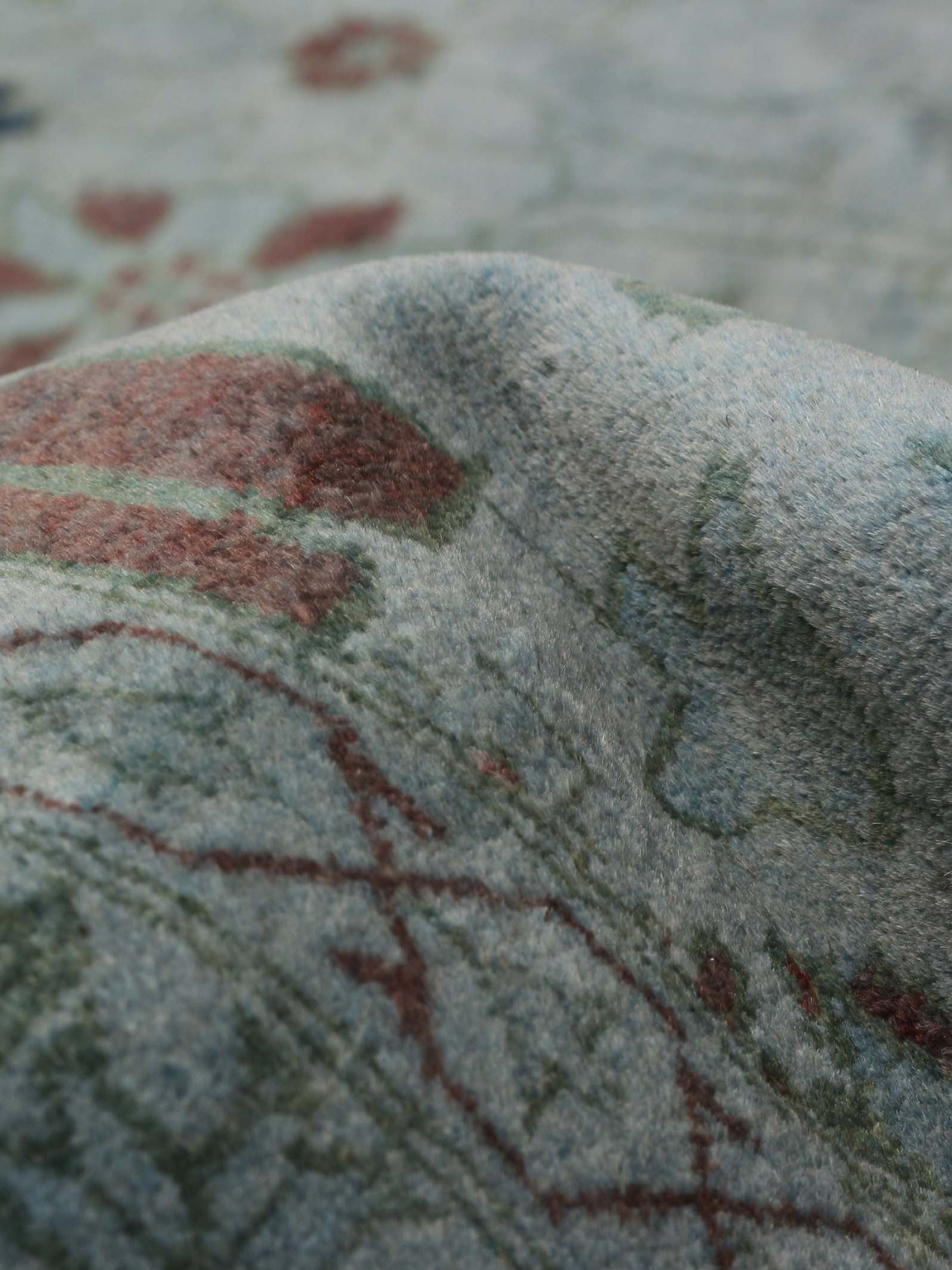 Overdyed Rug in Painterly, 9' x 11'10" Rugs