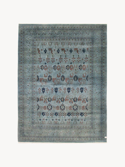 Overdyed Rug in Painterly, 9' x 11'10" Rugs
