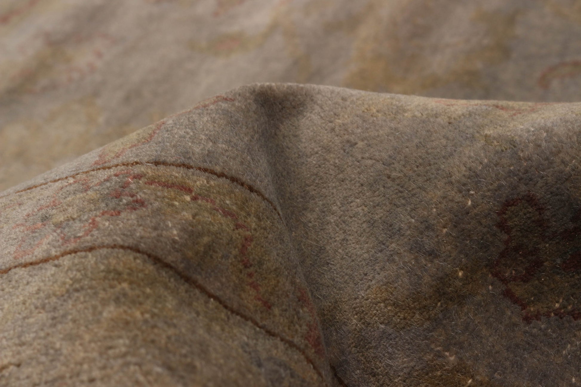 Overdyed Rug in Taupe Rugs