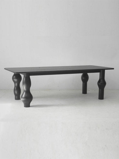 Oyster Dining Table in Black Dining Tables