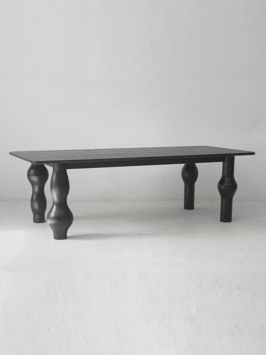 Oyster Dining Table in Black Dining Tables