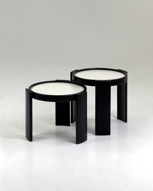 Pair of Stackable Coffee Tables Model 780/783 Designed by Gianfranco Frattini for Cassina, Italy, 1960s Coffee Tables