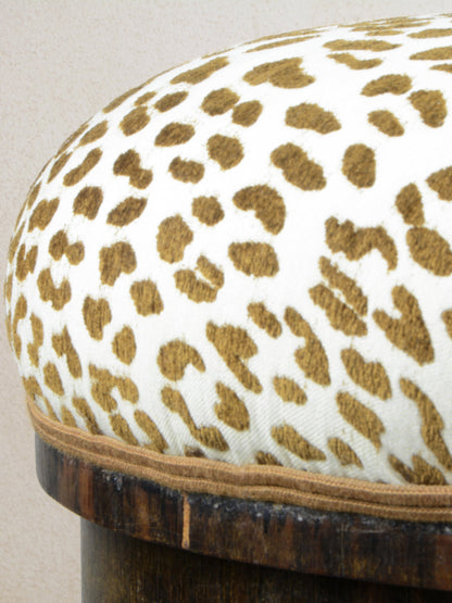 Pair of Animalier Wood Stools, 1930s Stools