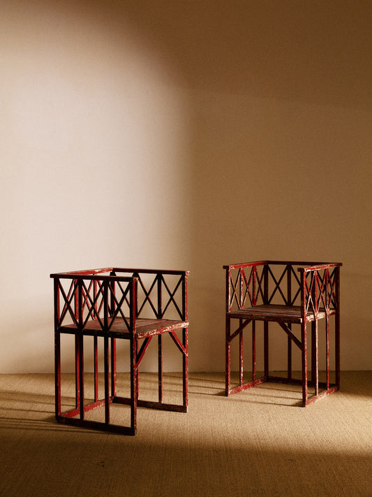 Pair of Armchairs - Vienna, Circa 1910 Chairs