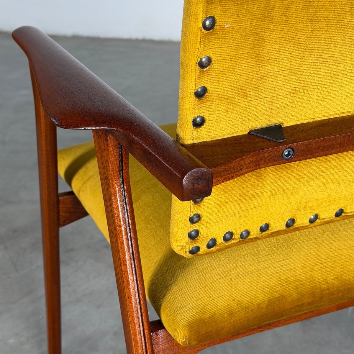 Pair of Armchairs by Franco Albini for Poggi, Original Velvet, 1960s Armchairs