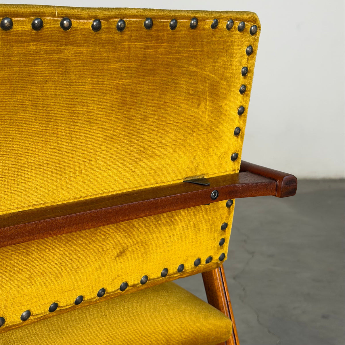 Pair of Armchairs by Franco Albini for Poggi, Original Velvet, 1960s Armchairs