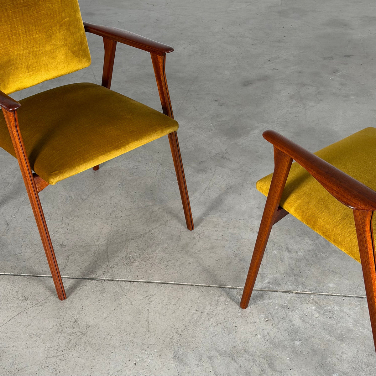 Pair of Armchairs by Franco Albini for Poggi, Original Velvet, 1960s Armchairs
