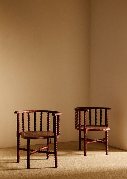 Pair of "Bobbin" Armchairs, England, Early 20th Century Chairs