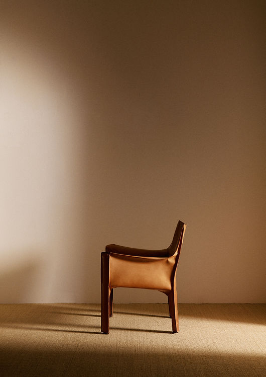 Pair of "Cab" Armchairs, Mario Bellini, Italy, circa 1970 Chairs