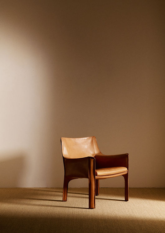 Pair of "Cab" Armchairs, Mario Bellini, Italy, circa 1970 Chairs