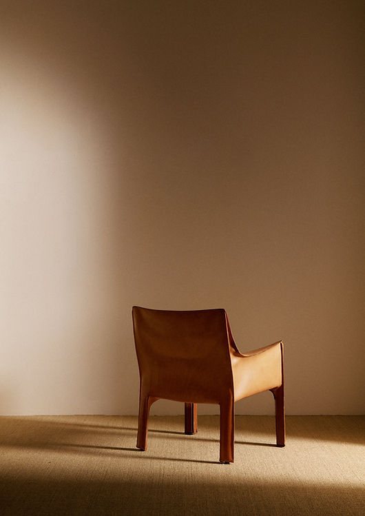 Pair of "Cab" Armchairs, Mario Bellini, Italy, circa 1970 Chairs