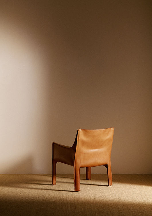 Pair of "Cab" Armchairs, Mario Bellini, Italy, circa 1970 Chairs