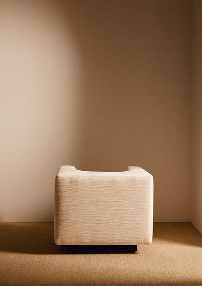 Pair of "Elliptic" Armchairs, Bernard Govin - White Chairs