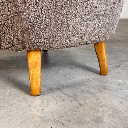 Pair of "Farmor" Armchairs by Carl Malmsten for O.H. Sjögren, 1950s Armchairs