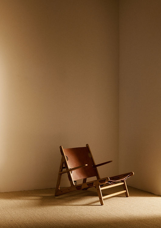 Pair of "Hunting" Armchairs Ed. Fredericia Stolefabrik, Denmark, circa 1950 Chairs