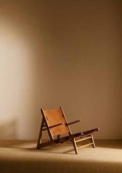 Pair of "Hunting" Armchairs Ed. Fredericia Stolefabrik, Denmark, circa 1950 Chairs