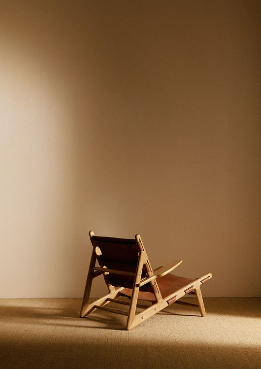 Pair of "Hunting" Armchairs Ed. Fredericia Stolefabrik, Denmark, circa 1950 Chairs