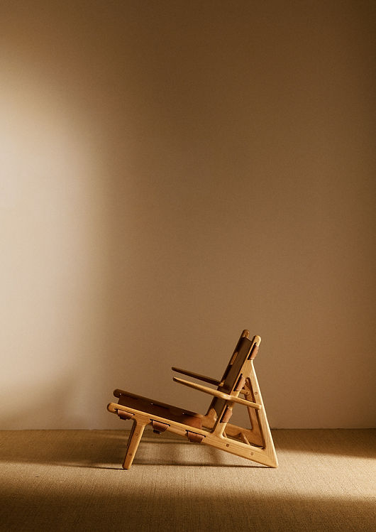 Pair of "Hunting" Armchairs Ed. Fredericia Stolefabrik, Denmark, circa 1950 Chairs