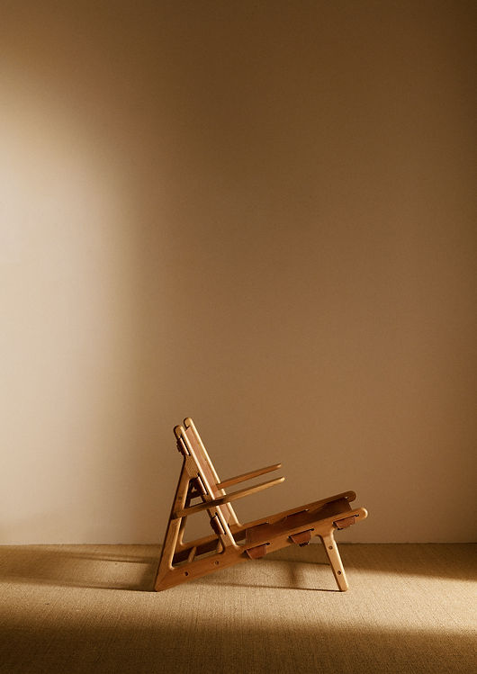 Pair of "Hunting" Armchairs Ed. Fredericia Stolefabrik, Denmark, circa 1950 Chairs