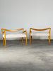Pair of Italian Benches Attributed to Guglielmo Ulrich, 1940s Benches