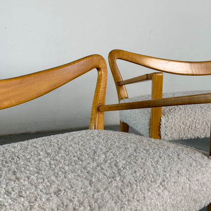 Pair of Italian Benches Attributed to Guglielmo Ulrich, 1940s Benches