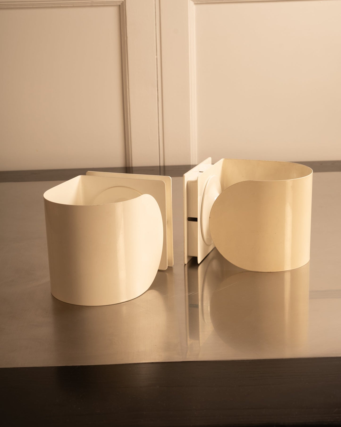 Pair of Wall Sconces - Italy 1970s Sconces