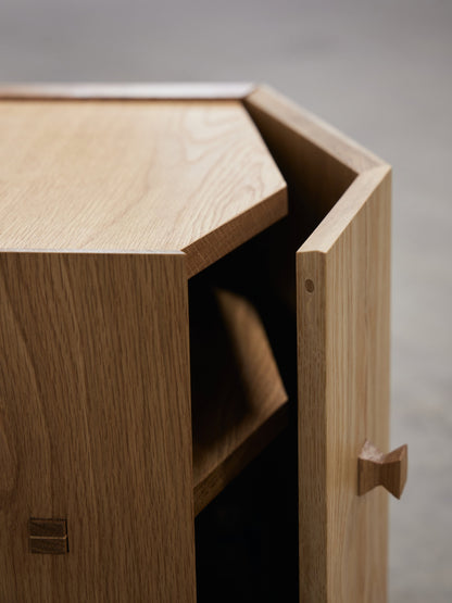 Pair of KADO Oak Nightstands Bedside Tables