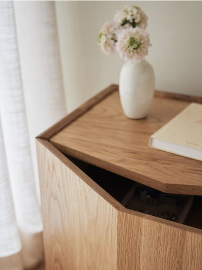 Pair of KADO Oak Nightstands Bedside Tables
