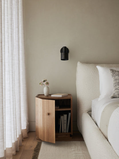 Pair of KADO Oak Nightstands Bedside Tables