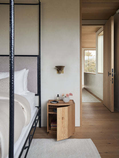 Pair of KADO Oak Nightstands Bedside Tables