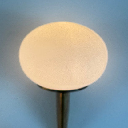 Pair of "Lancia" Wall Sconces in Brass and Opaline Glass by Stilux Milano, 1960s Sconces