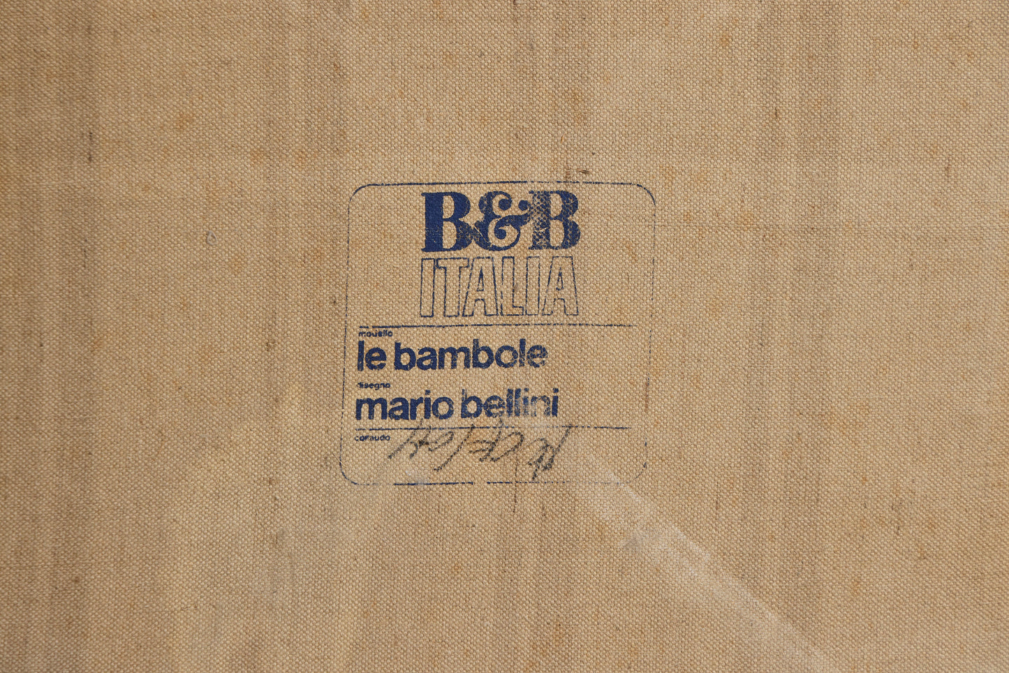 Pair of 'Le Bambole' Lounge Chairs by Mario Bellini for B&B Italia Chairs