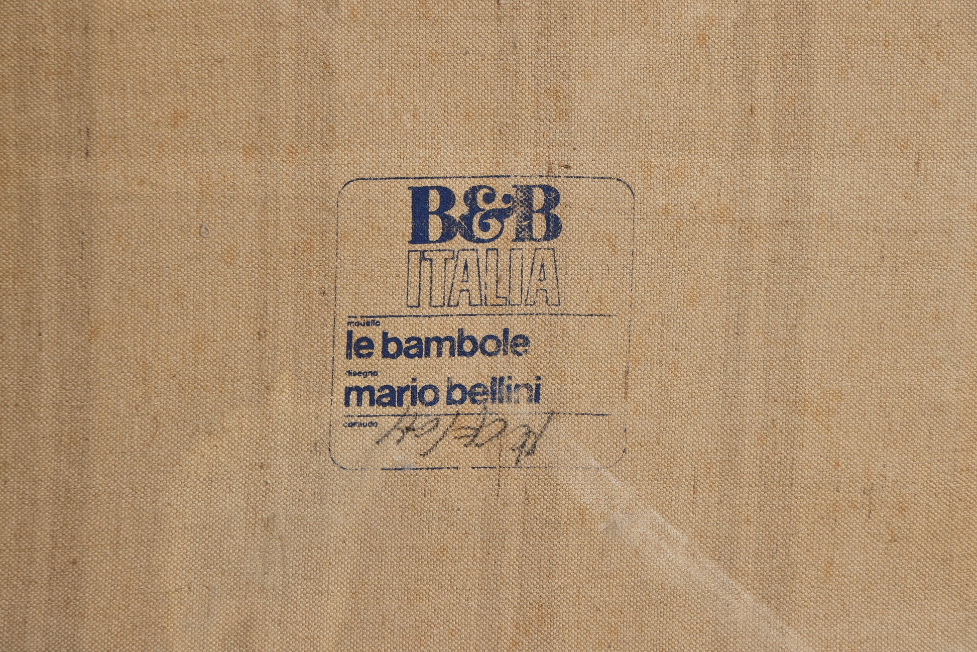 Pair of 'Le Bambole' Lounge Chairs by Mario Bellini for B&B Italia Chairs