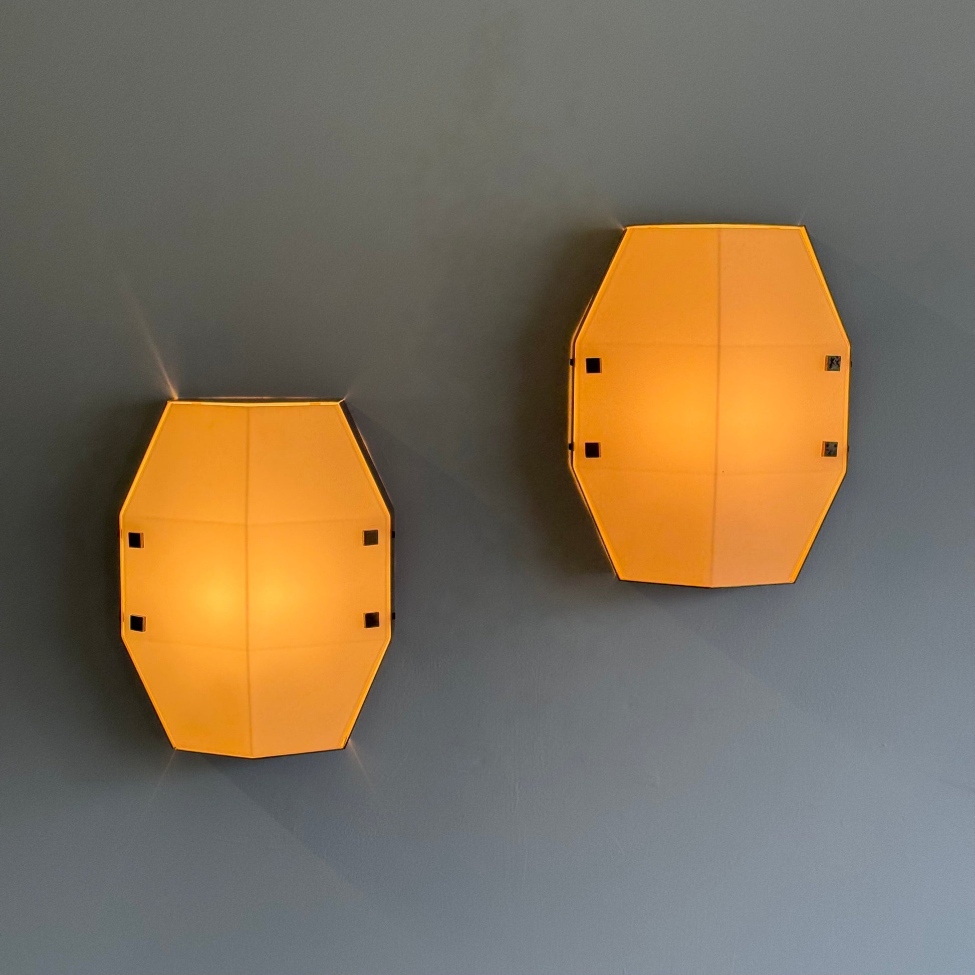 Pair of Rare Wall Sconces Mod. 12898 by Elio Monesi for Arredoluce, 1961 Sconces