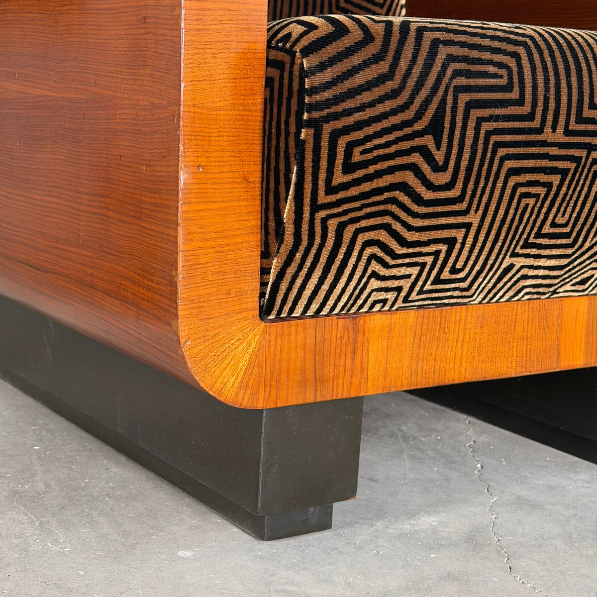 Pair of Rationalist Club Armchairs by Giuseppe Pagano, Reimagined by FORME, 1930s Armchairs