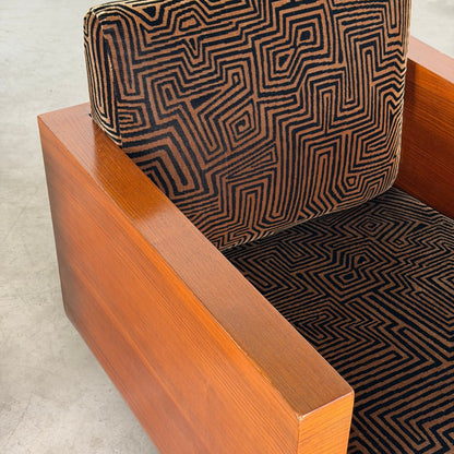 Pair of Rationalist Club Armchairs by Giuseppe Pagano, Reimagined by FORME, 1930s Armchairs