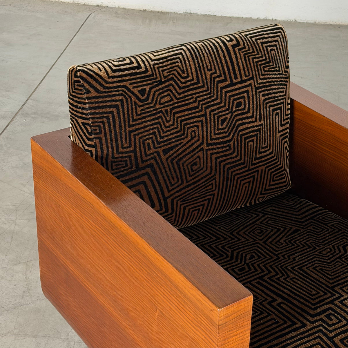 Pair of Rationalist Club Armchairs by Giuseppe Pagano, Reimagined by FORME, 1930s Armchairs