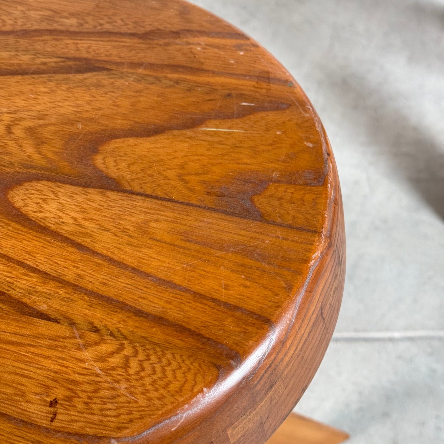 Pair of S13 Stools in Solid Elm by Pierre Chapo, France, 1970s Stools