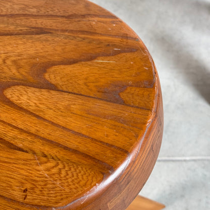 Pair of S13 Stools in Solid Elm by Pierre Chapo, France, 1970s Stools