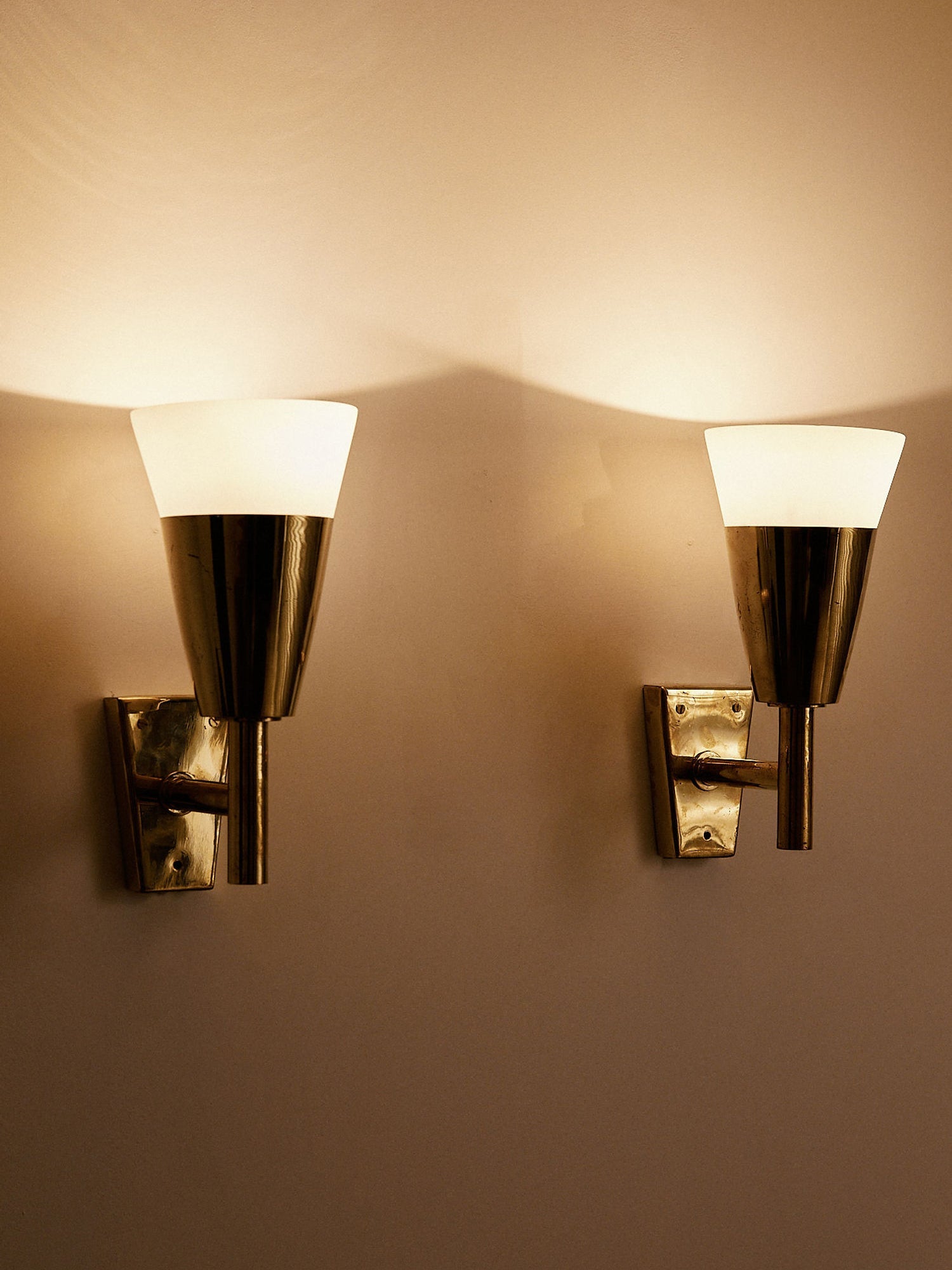 Pair of Sconces by Lisa Johansson, Finland, Circa 1960 Sconces