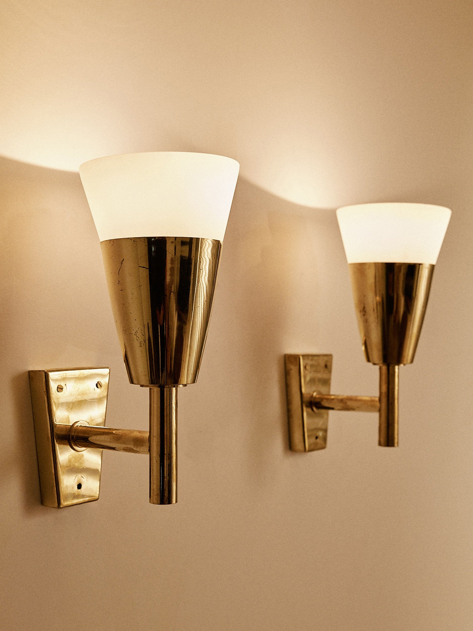 Pair of Sconces by Lisa Johansson, Finland, Circa 1960 Sconces