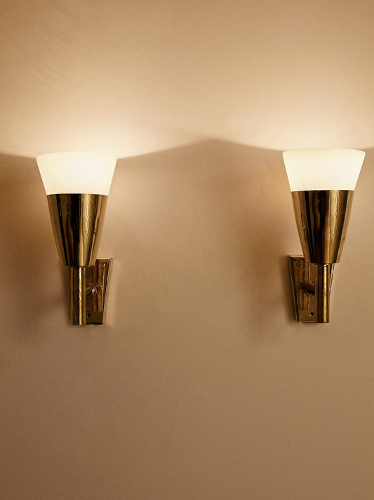 Pair of Sconces by Lisa Johansson, Finland, Circa 1960 Sconces