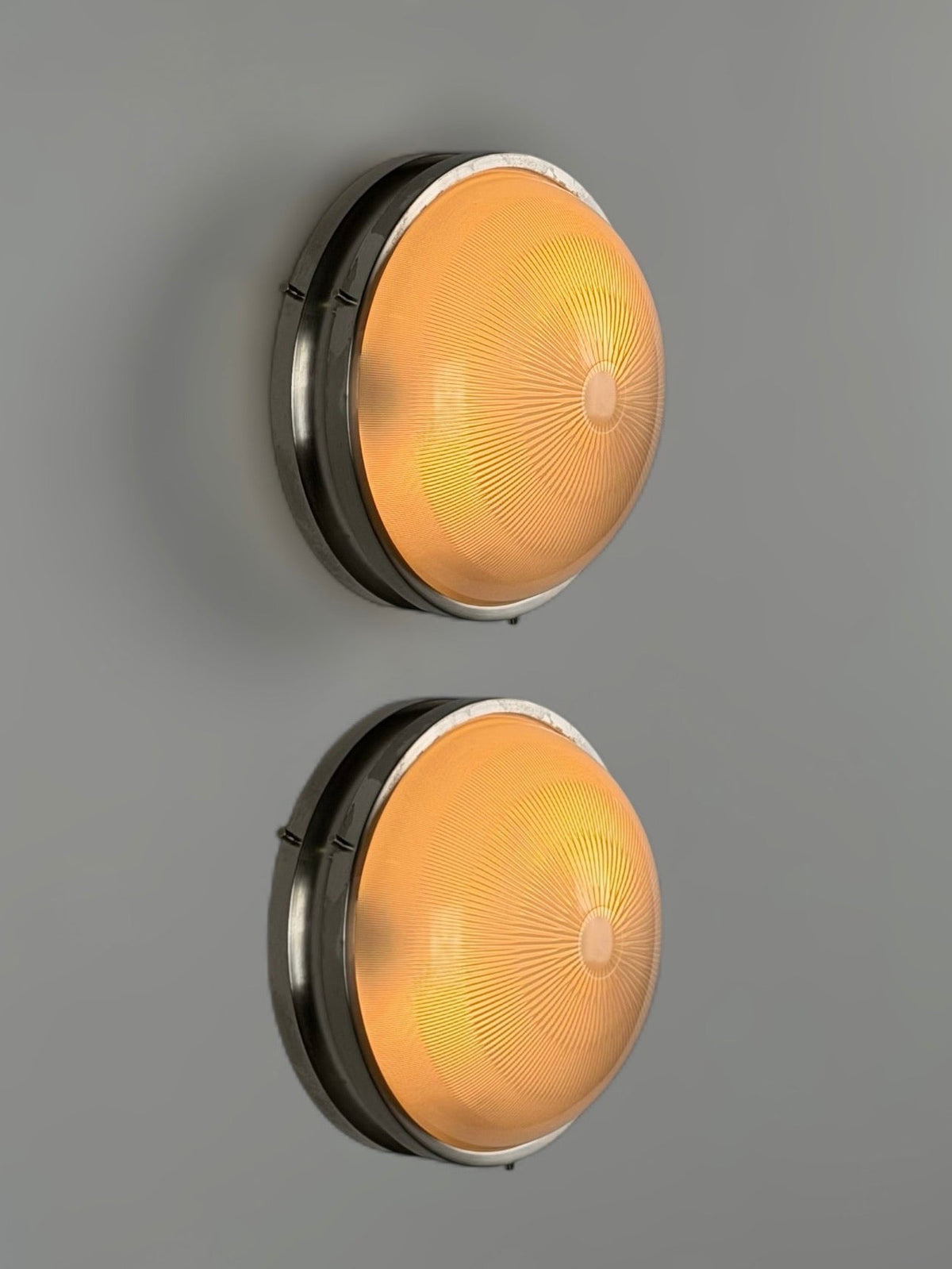 Pair of "Sigma" Ceiling or Wall Lights by Sergio Mazza for Artemide, 1960s Sconces
