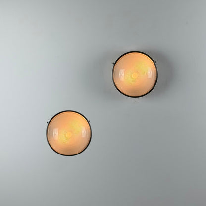 Pair of "Sigma" Ceiling or Wall Lights by Sergio Mazza for Artemide, 1960s Sconces