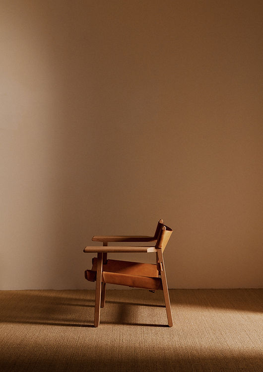 Pair of "Spanish" Armchairs by Borge Mogensen, Denmark, circa 1960 Chairs