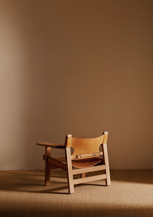 Pair of "Spanish" Armchairs by Borge Mogensen, Denmark, circa 1960 Chairs